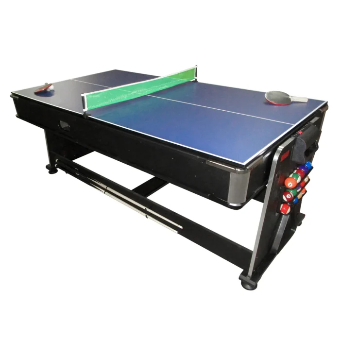 08-Mesa 4 en 1 Giratorio - Detalles Cromados