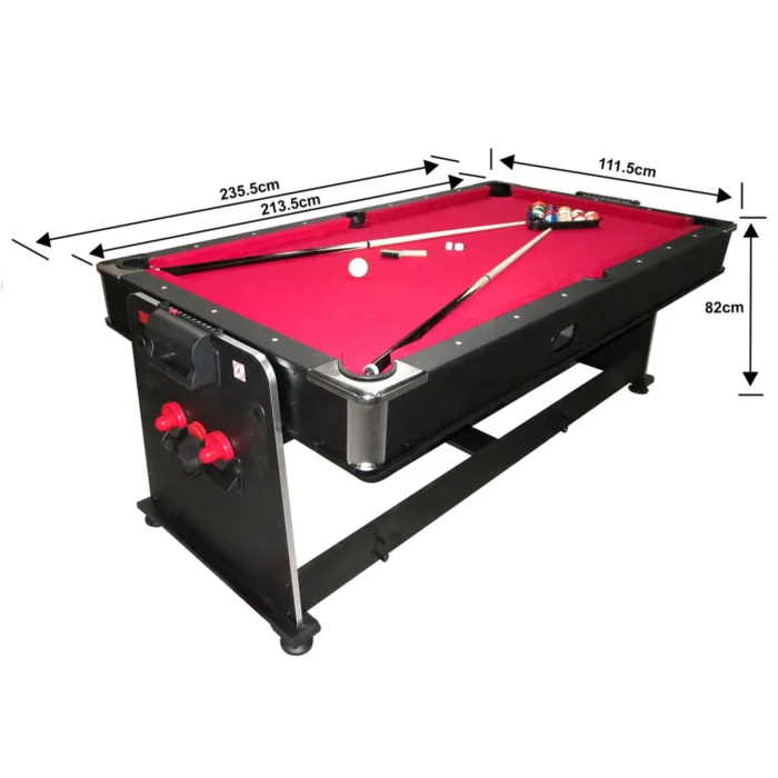 09-Mesa 4 en 1 Giratorio - Medidas